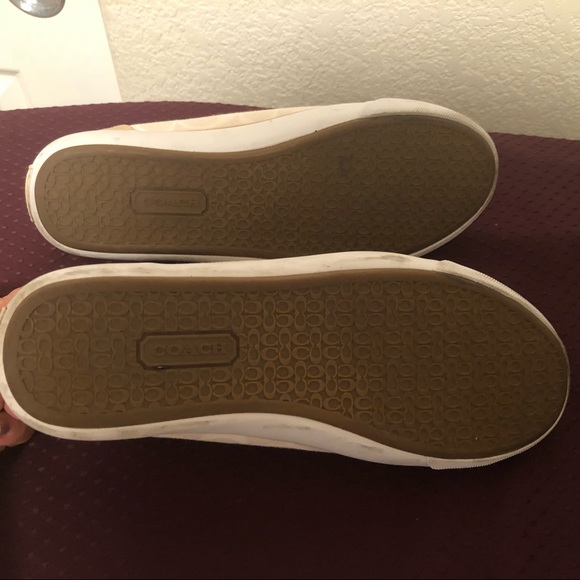 Coach canvas sneakers size 8.0 B - Picture 6 of 8